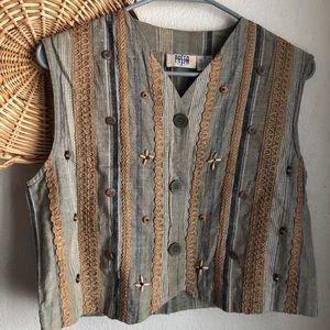 Vintage eco-friendly Vest